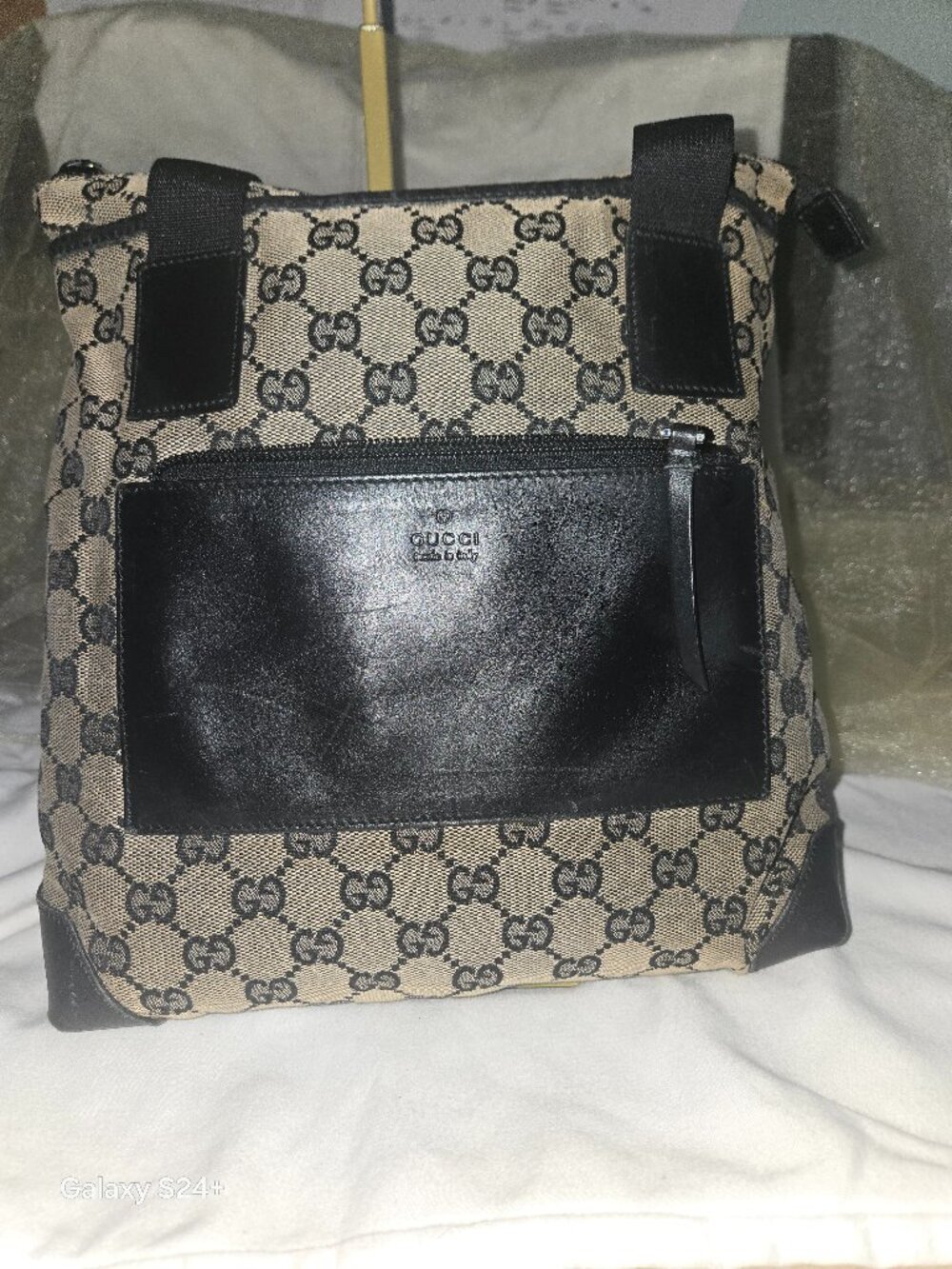 Authentic Gucci GG Canvas Tote Bag